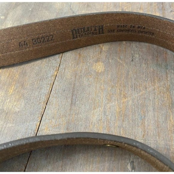 Duluth Men's Southwestern Embellished Leather Belt, Size 44 - Picture 2 of 3